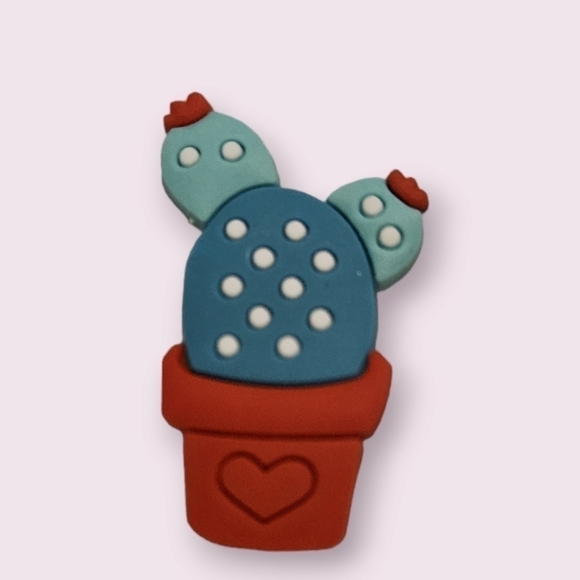 4/$8 Decorative Crocs Charm Shoe Charm - Cactus - Picture 1 of 3